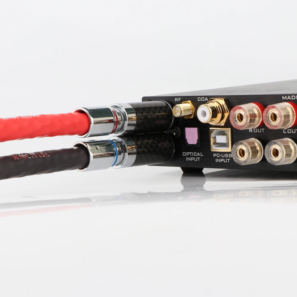 Пара посеребренных аудио соединительных кабелей Nordost Valhalla 7N с углеродным