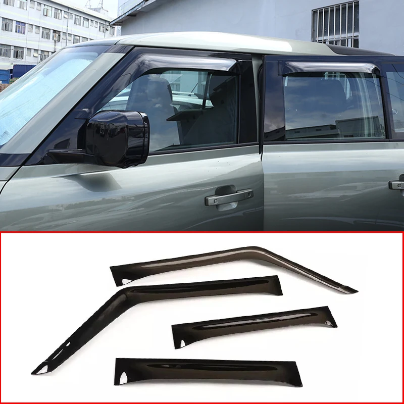 

4 шт., защитный козырек для окон Land Rover Defender 110 130 20