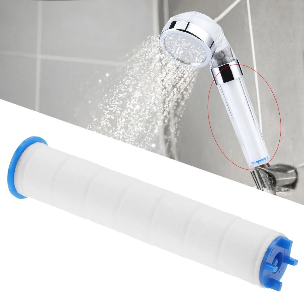 

Negative Ions Pressurized Handheld Shower Head Bathroom Showering Bathing Sprinkler Handheld Bath Sprayer with PP Cotton Filters