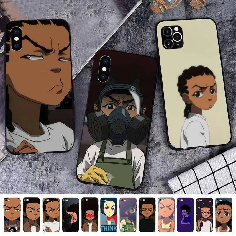 MaiyaCa Huey Freeman Boondocks Phone Case for iphone 13 11 12 pro XS MAX 8 7 6 6S Plus X 5S SE 2020 XR cover