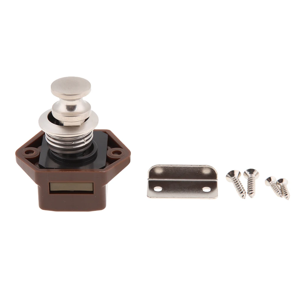 

Push-button Lock Suitable For All Types Of Furniture With A Thickness Of 15 To 27 Mm.