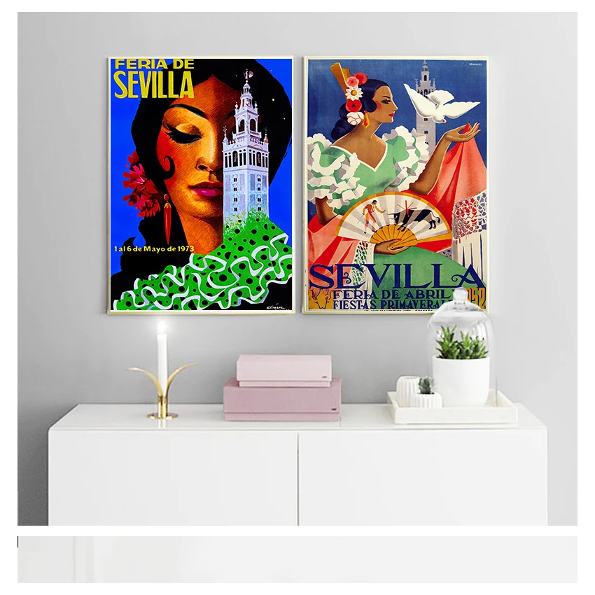 Винтажные картины на холсте постеры из крафт-бумаги с покрытием настенные