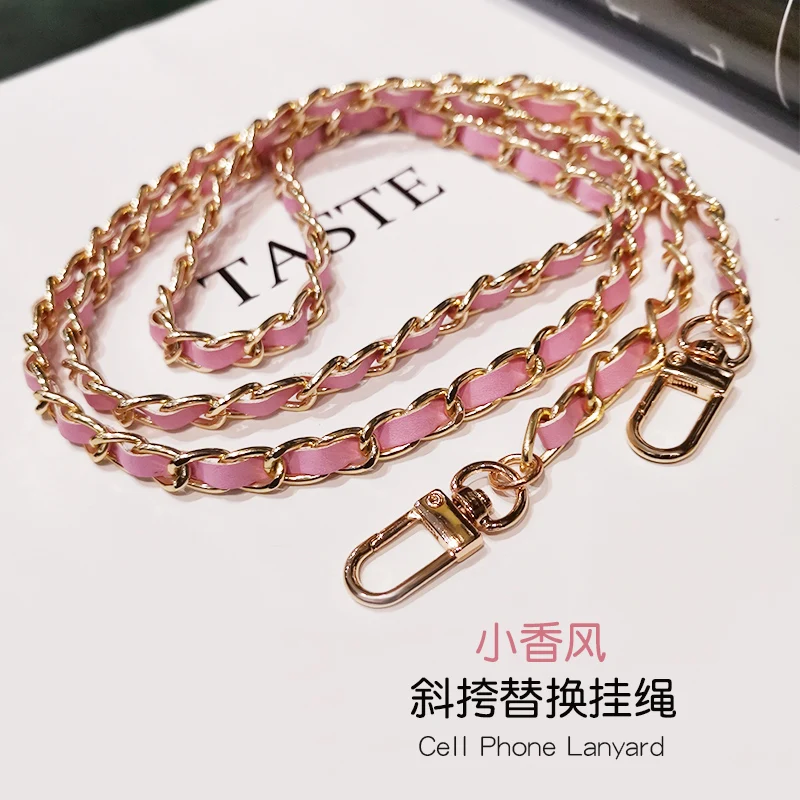 

Crossbody Pickup Chain Lanyard Metal Bag Chain Girl Messenger for Samsung Mobile Phone Case Lanyard Hanging Chain Shoulder Strap