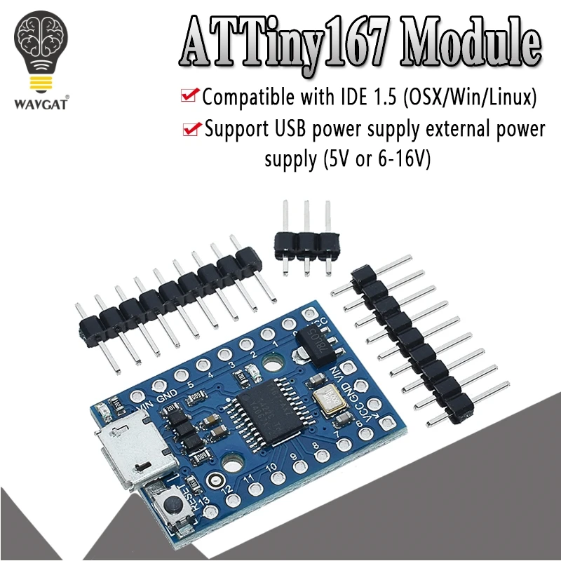TINY167-XU Digispark Pro kickstarter макетная плата использовать Micro ATTINY167 модуль для Arduino usb Digispark Pro
