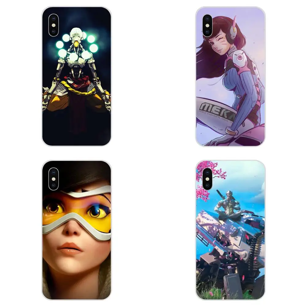 Для huawei P7 P8 P9 P10 P20 P30 Lite Mini Plus Pro Y9 Prime P Smart Z 2018 2019 Diy Окрашенные Overwatchs Tracer 76 Pharah OW