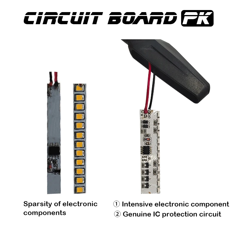 Светодиодный поворотники светильник для мотоцикла 12 * 335SMD хвост проблесковый