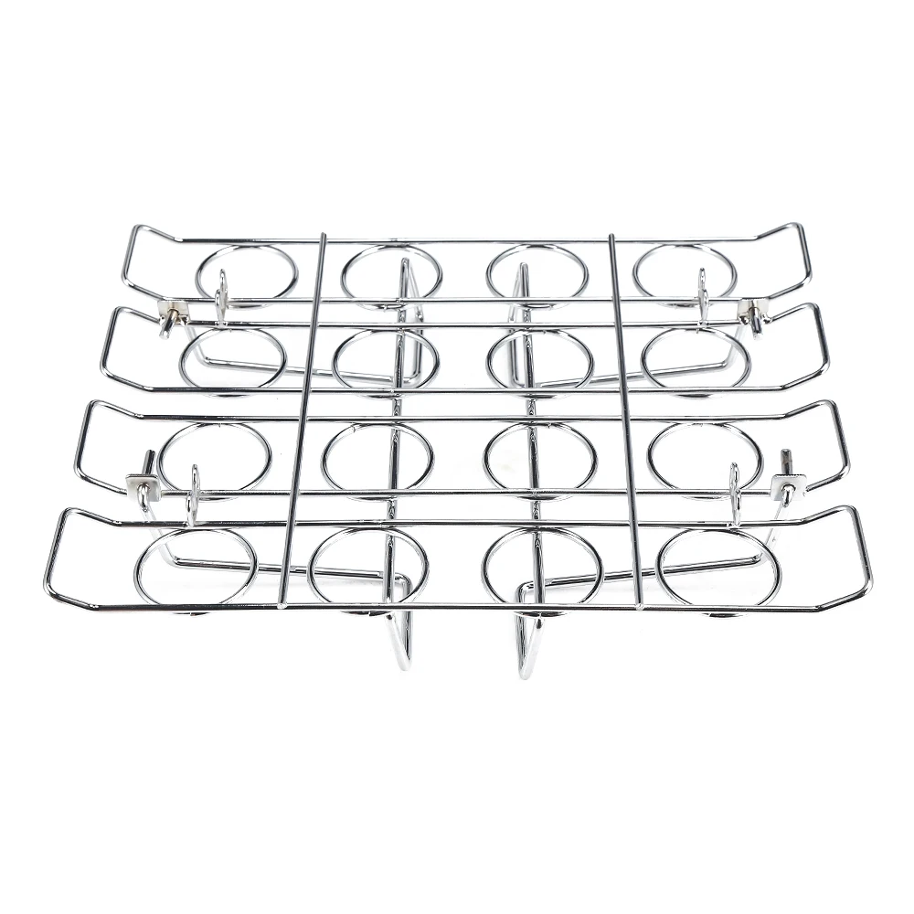 16 Holes Cupcake Cone Baking Rack DIY Cooling Ice Cream Holder Stainless Steel Cake | Дом и сад