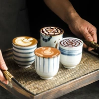japanese ceramic tea mugs coffee cup beer whiskey glass drinkware cup latte specialized coffee shop utensils coffee mug