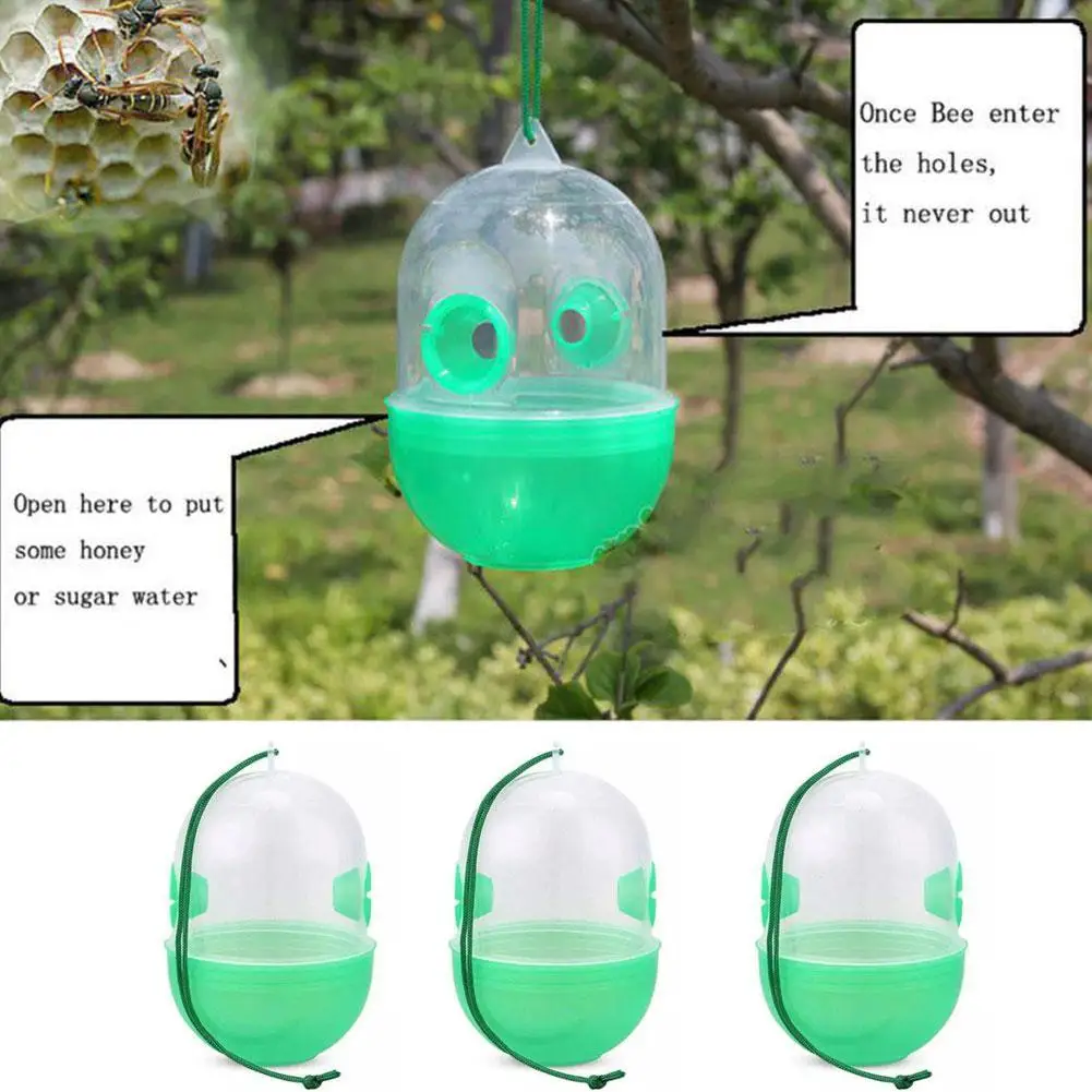 

Kill Bee Trapper Wasp Trap Trap Kill Pest Insect Fruit Hornet Hanging Reject Garden Catcher Fly Traps Killer Tree Tools Z8V6