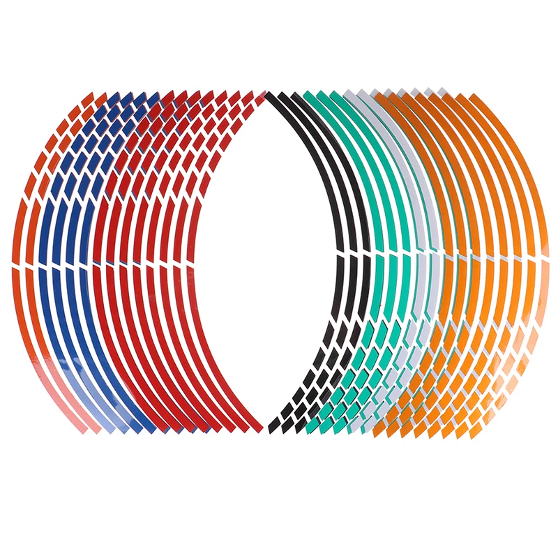 Светоотражающие наклейки на обод и декоративные переводные для автомобиля