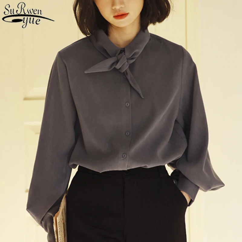 

Plus Size Button Cardigan Women Shirt 2021 Autumn Cotton Lantern Long Sleeve Blouse Women Casual Elegant Solid Ladies Tops 10471