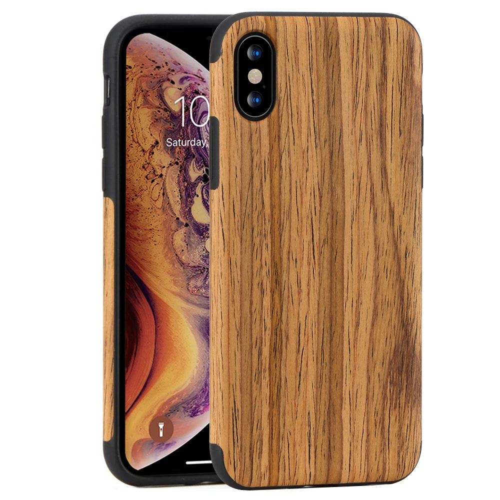 Чехол LAPOPNUT для Iphone 11 Pro Xs Max Xr X 7 8 Plus 6 6s 5 5S SE Apple Wood Grain гибкий силиконовый Гибридный Тонкий чехол из ТПУ - Цвет: teak