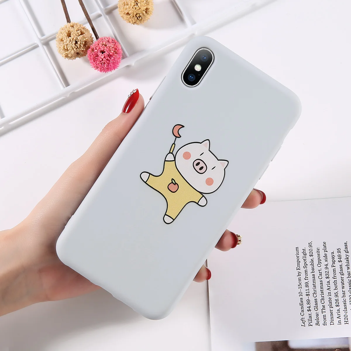 5272 USLION чехол для телефона с забавным динозавром из мультфильма для iPhone 11, 6, 7, 8 Plus, X, XR, XS, Max, милый чехол для iPhone 6 Plus, мягкий силиконовый чехол - Цвет: 5272