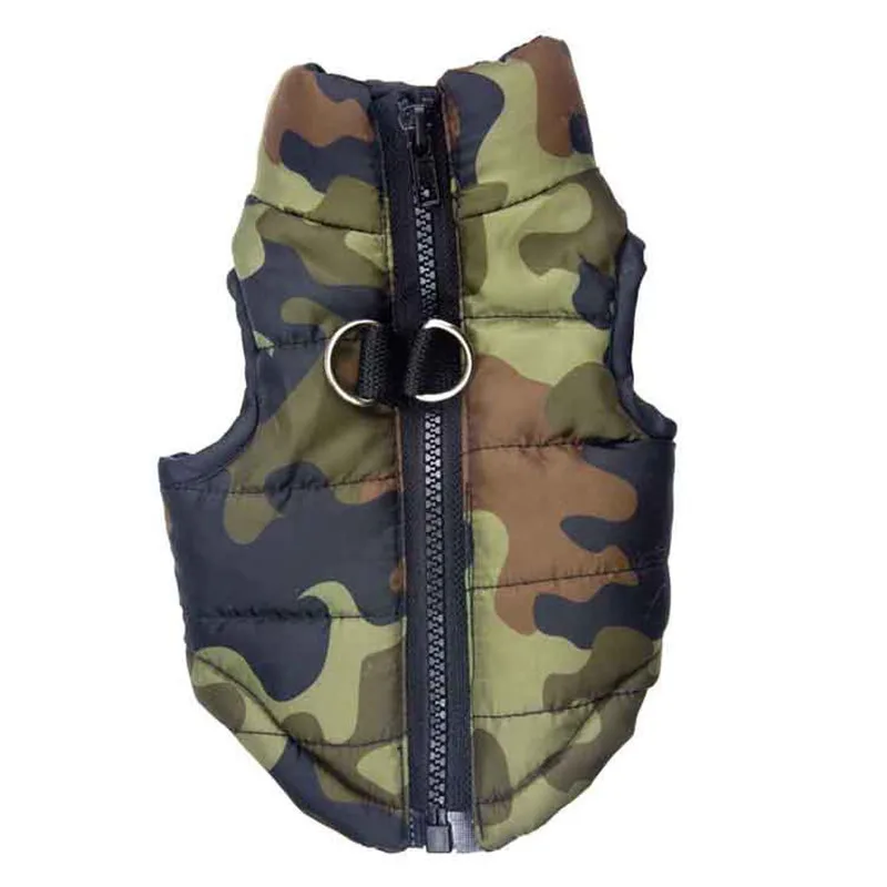 Waterproof Dog Coat Winter Puppy Clothes Camo Pattern Small Dog Jacket Chihuahua Yorkie Dog Clothing Pet Costume Winter Warm