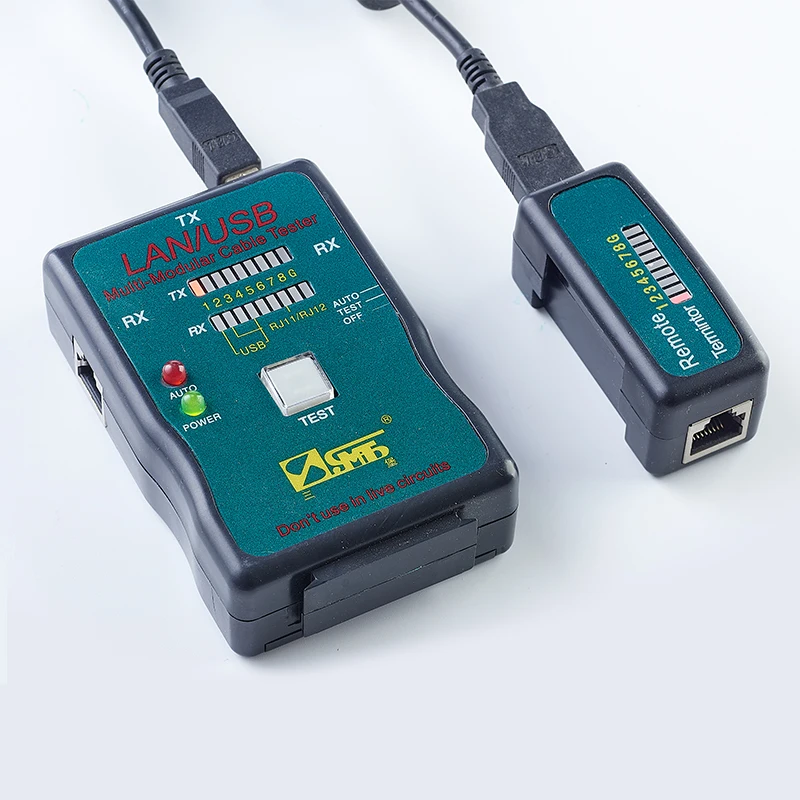 

High Quality CT-168 Multi-modular Ethernet Lan Cable Tester RJ11 RJ12 RJ45 USB BNC Cable Tester