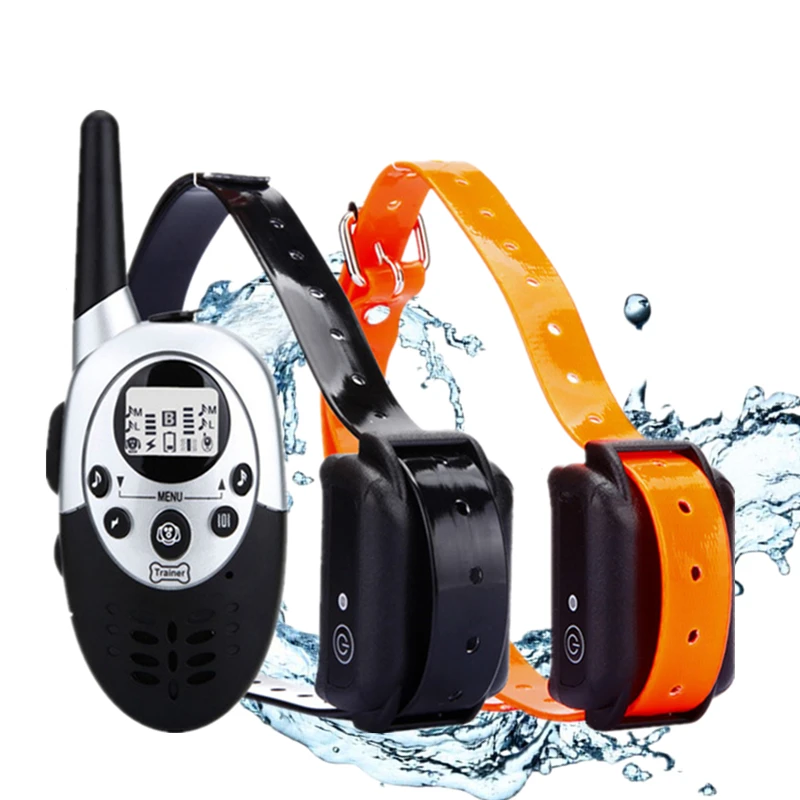 Электрический тренировочный ошейник для собак 1000 м с дистанционным управлением