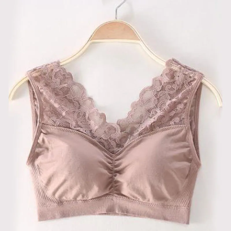 

Сексуальный женский топ для бега, бега, фитнеса, йоги, без каркаса, спортивный бюстгальтер с кружевом