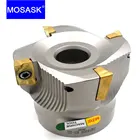 Резак MOSASK BAP300R 40-22-4T из стали с ЧПУ, прямоугольная Концевая фреза, Прецизионная торцевая фреза