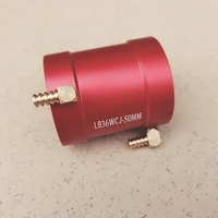 36mm cnc aluminum alloy rc marine motor water cooling jacket heat sink for 3650 3660 3674 rc boat brushless motor parts