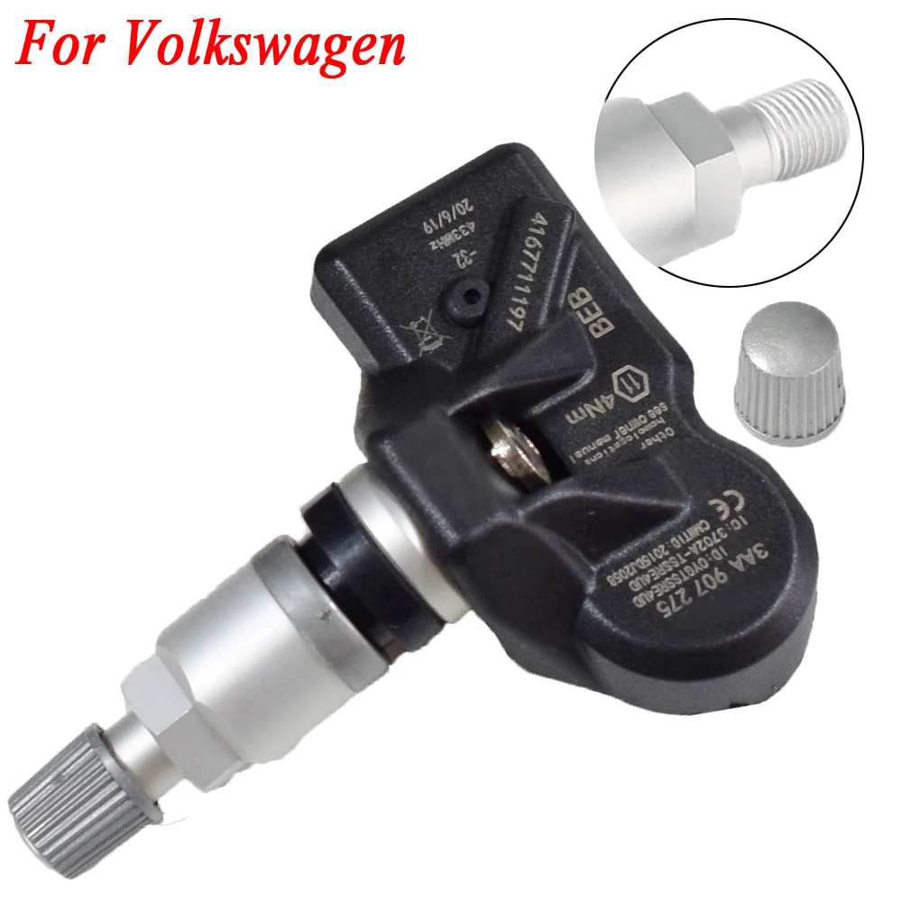 

1Pcs 3AA907275 3AA907275D 3AA907275F For Volkswagen CC Tiguan Car Tire Pressure Monitoring System Sensor 433Mhz TPMS Sensor