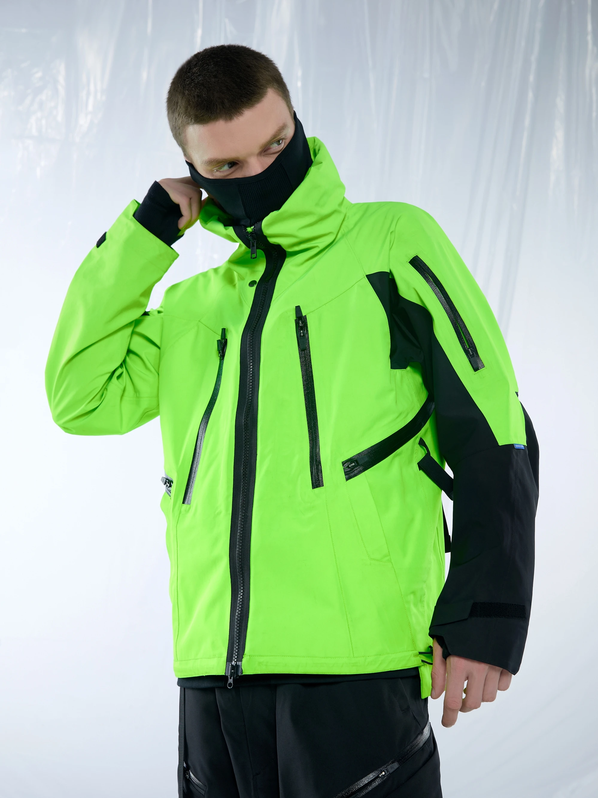 Оленя люзия твердая оболочка водонепроницаемая куртка arm molle techwear наружная