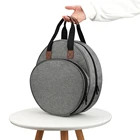 1 шт. 600d оксфордская ткань, серая круглая ручная вышивка, сумка для хранения ниток, сумка для пикапа