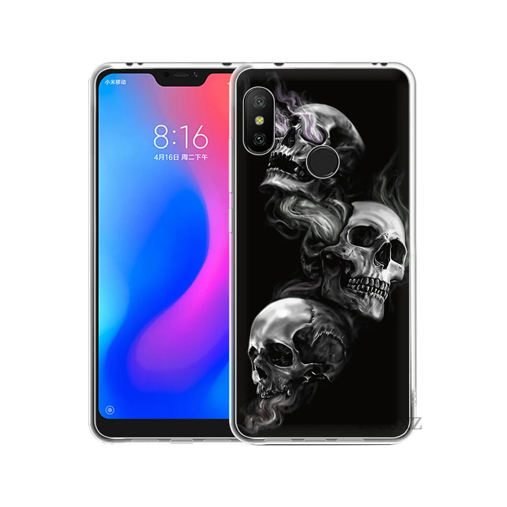 Чехол для телефона Grim Reaper Skull Skeleton Luxury Xiaomi Redmi Mi 4 5 6 8 4X 5A Note Pro S2 F1 Lite Se Mix |