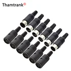 10 шт.лот, 34567813 PIN, разъем DMaleFemale DIN, штекер, разъем, шасси, крепление кабеля с пластиковой ручкой