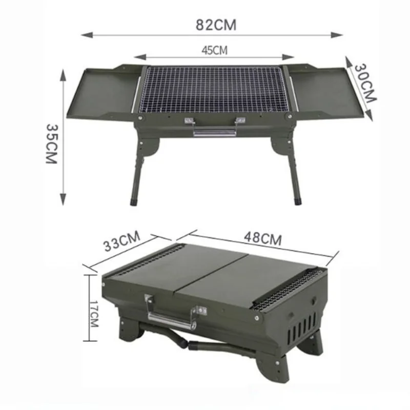 Портативный уличный гриль для барбекю внутреннего дворика кемпинга пикника