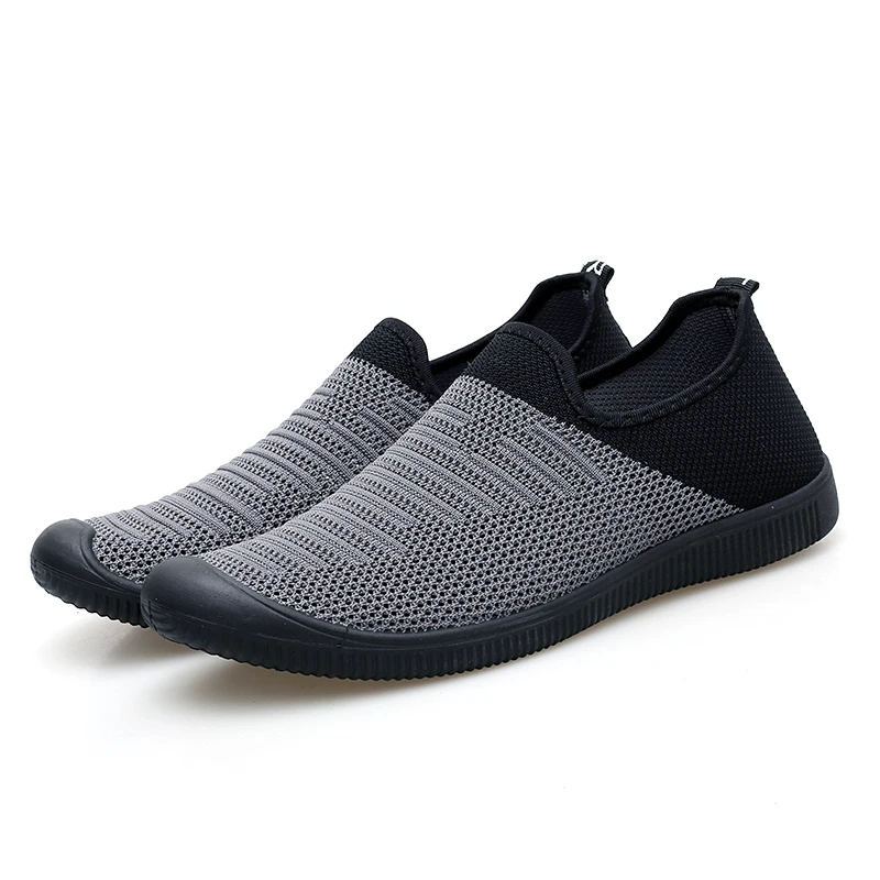 Summer Shoes Men's Casual Shoes Nice Lightweight Breathable Sports Shoes Oversized Men's Mesh Flat Shoes Large Size 39-44