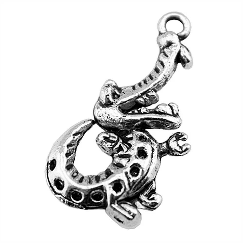 8 шт Шарм крокодил животное Крокодил Кулон Подвески для изготовления ювелирных