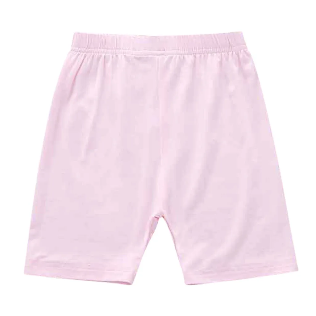 Обычные брюки для детей однотонные шорты штаны с эластичной резинкой на талии