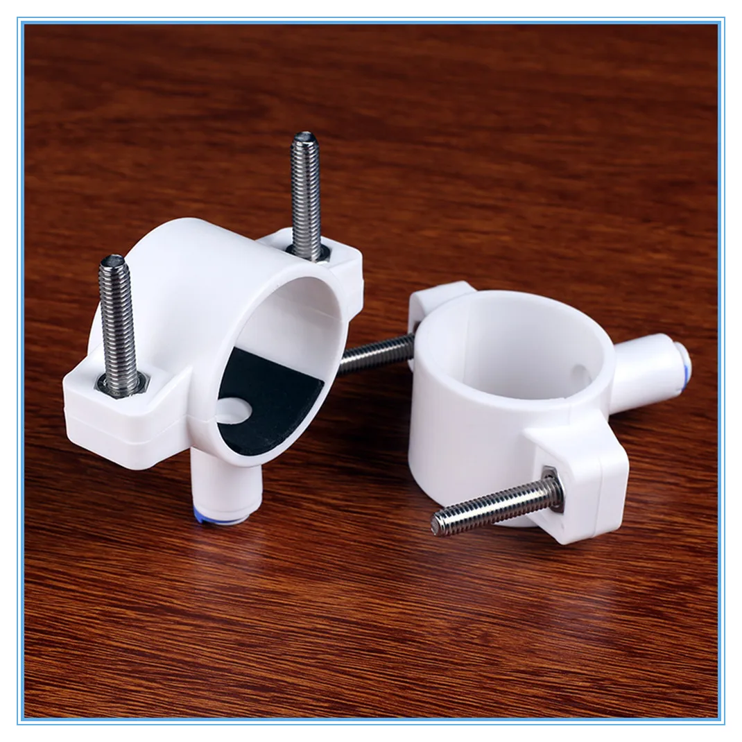 RO 40 мм сливная труба для слива воды зажимы седловых клапанные 1/4 &quotOD шланг