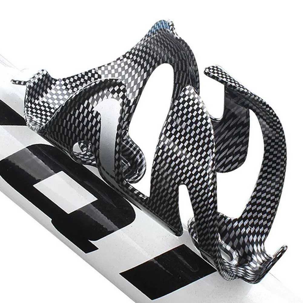 

Bike Drink Rack Water Bottle Cage Holder Carbon Fiber For Mountain Road Bicycle Cycling One Piece 26g For Cups Kettles Tool