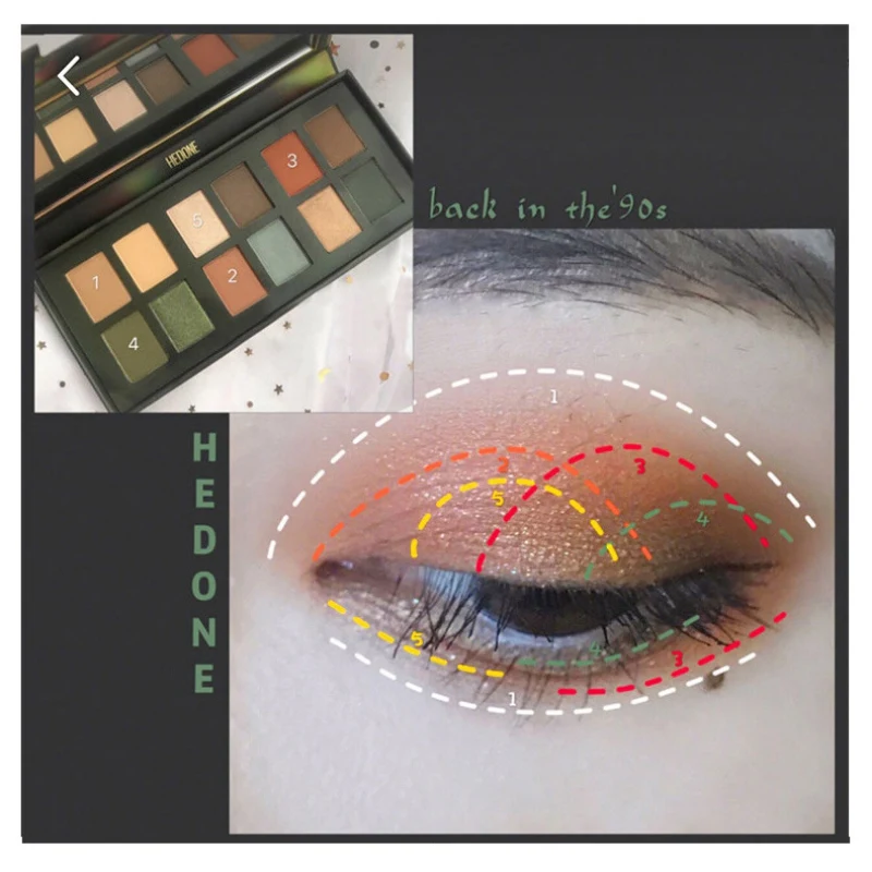 Палитра теней для век 12 цветов долговечная прочная водонепроницаемая