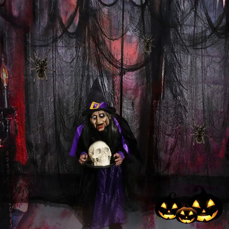 Стрейчевая пряжа для Хэллоуина Webs украшения реквизит страшвечерние НКИ