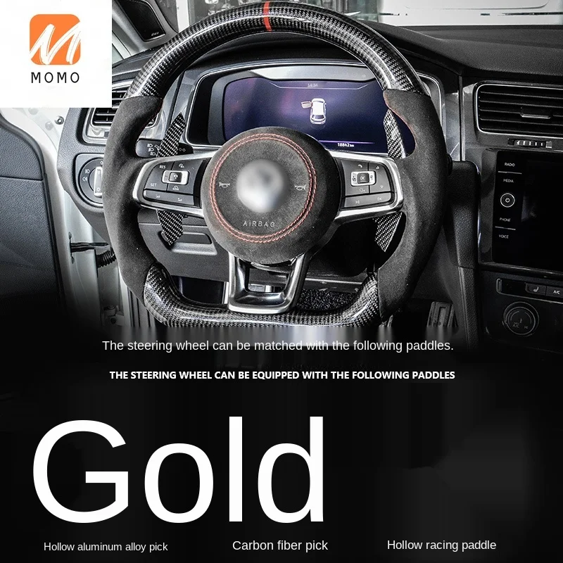 

Dedicated CC Golf 67R Mai Sagitar Passat Tiguan Beetle GTI Modified Carbon Fiber Steering Wheel
