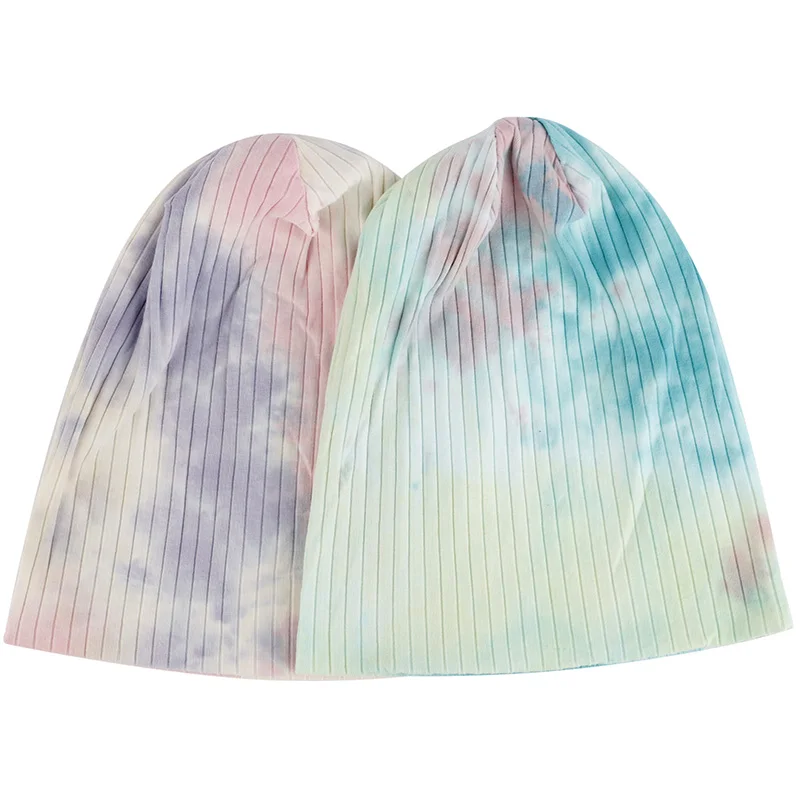 Шапка-ушанка Мужская хлопковая тонкая эластичная разноцветная осенняя шапки с