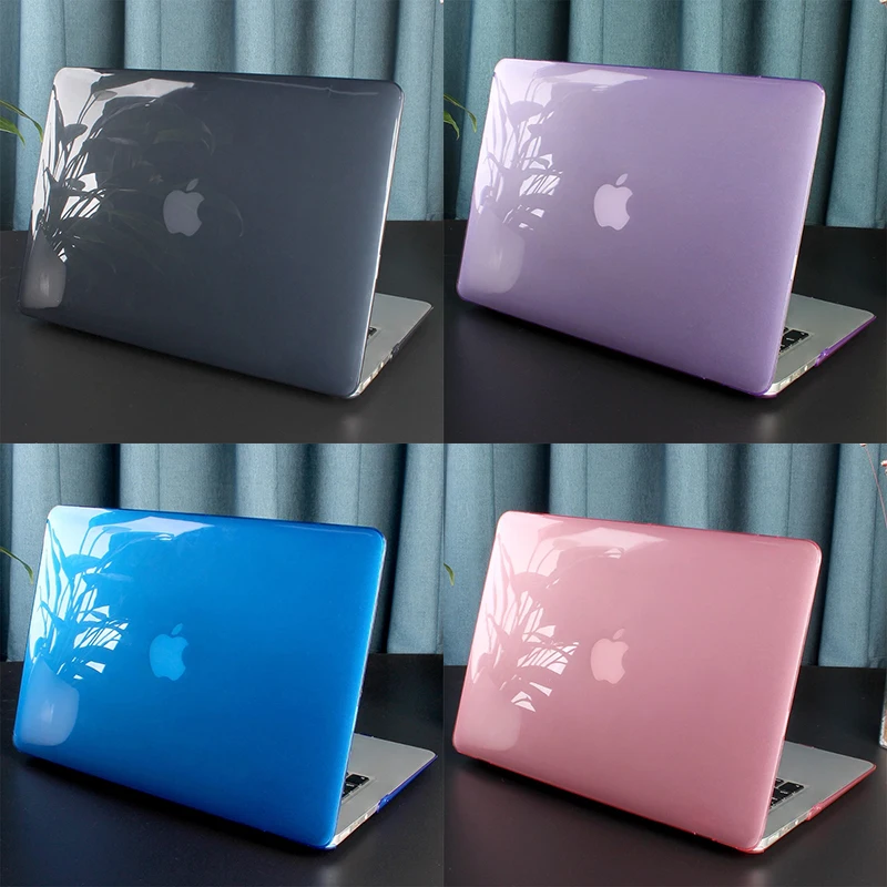 Кристально чистый жесткий чехол для Macbook Air 11 13 Pro Retina 12 15 дюймов сумка ноутбука Mac