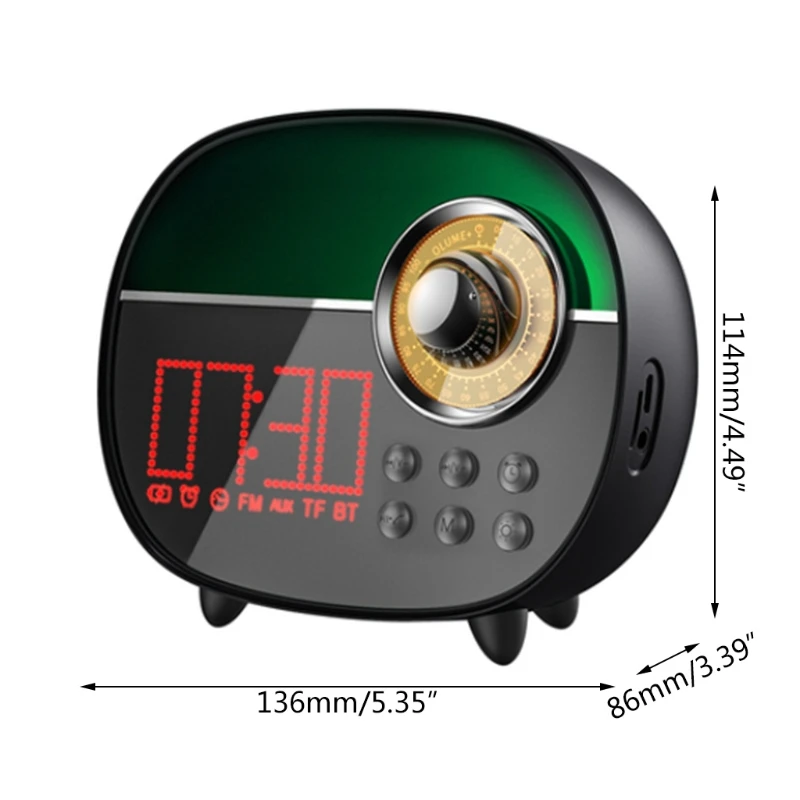 Портативные настольные мини-колонки H7JF на батарейках многофункциональные