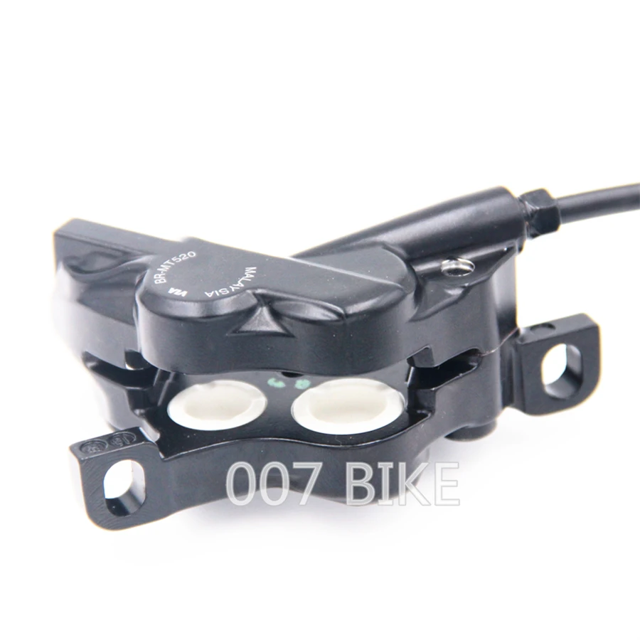 Новинка SHIMANO MT420 MT520 4 поршневой тормоз Горный велосипед Hidraulic Дисковый Тормоз MTB левый и правый MT400 2 поршневой MT401 тормоза