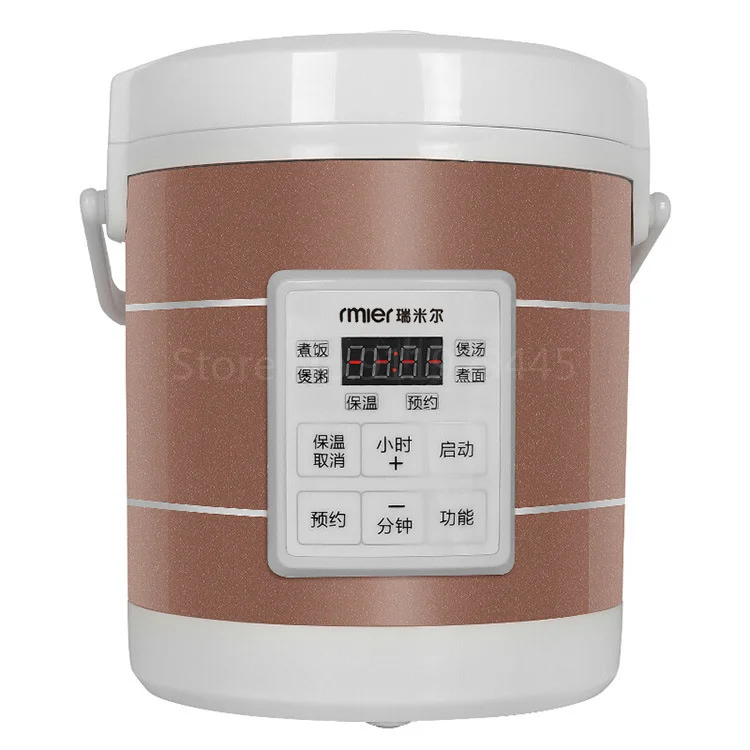 

12V 24V Mini Rice Cooker Car Truck Soup Porridge Cooking Machine Food Steamer Electric Heating Lunch Box Meal Heater Warmer1.2L