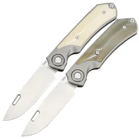 M390 Powder Steel Folding Knife High Hardness Sharp Portable Tool Titanium Alloy Folding Pocket Knife