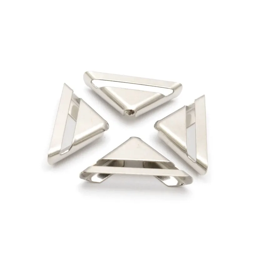 

100PCs Antique Bronze Book Scrapbooking Albums Menus Folders Corner Triangle 23x17mm M01123