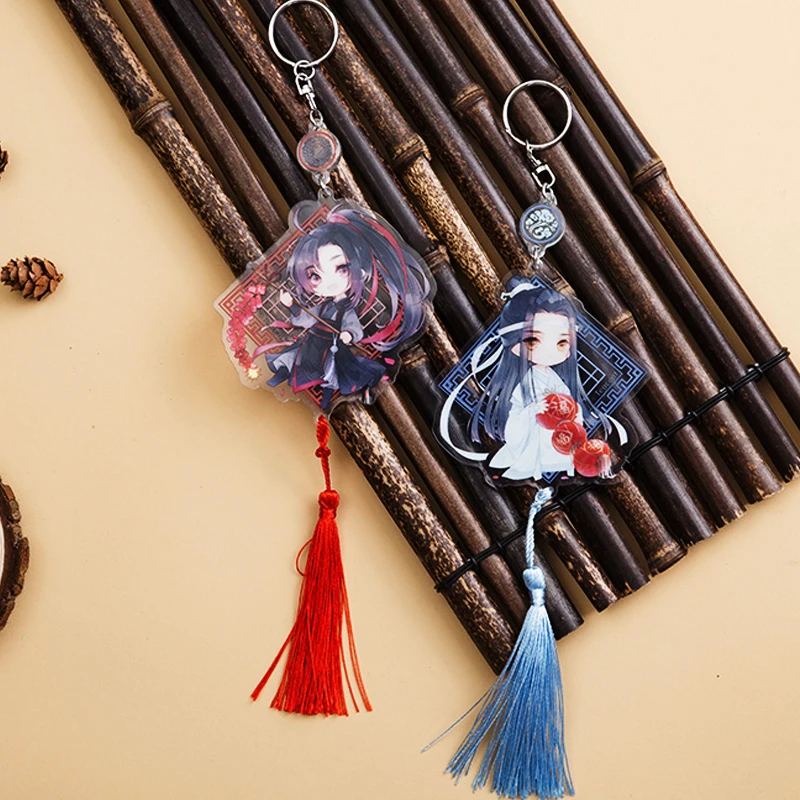 1 шт. большой мастер демонического культивирования Lan WangJi Wei WuXian акриловый брелок