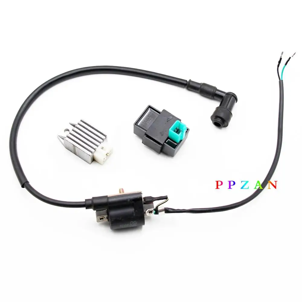 Катушка зажигания + 5 Pin блок интерактивного компакт-диска регулятор для 50cc 70cc 90cc