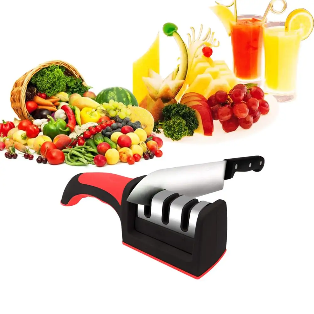 3 этапа профессиональная точилка для ножей алмазная быстрая ручные инструменты заточки точильный