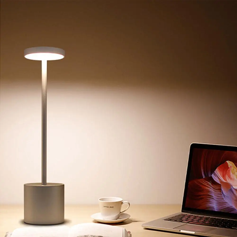 LED 2 Modes Adjustable Desk Lamp 3000K Eye Protection Touch Switch Light Dimmer Rechargeable USB Led Reading Table | Освещение