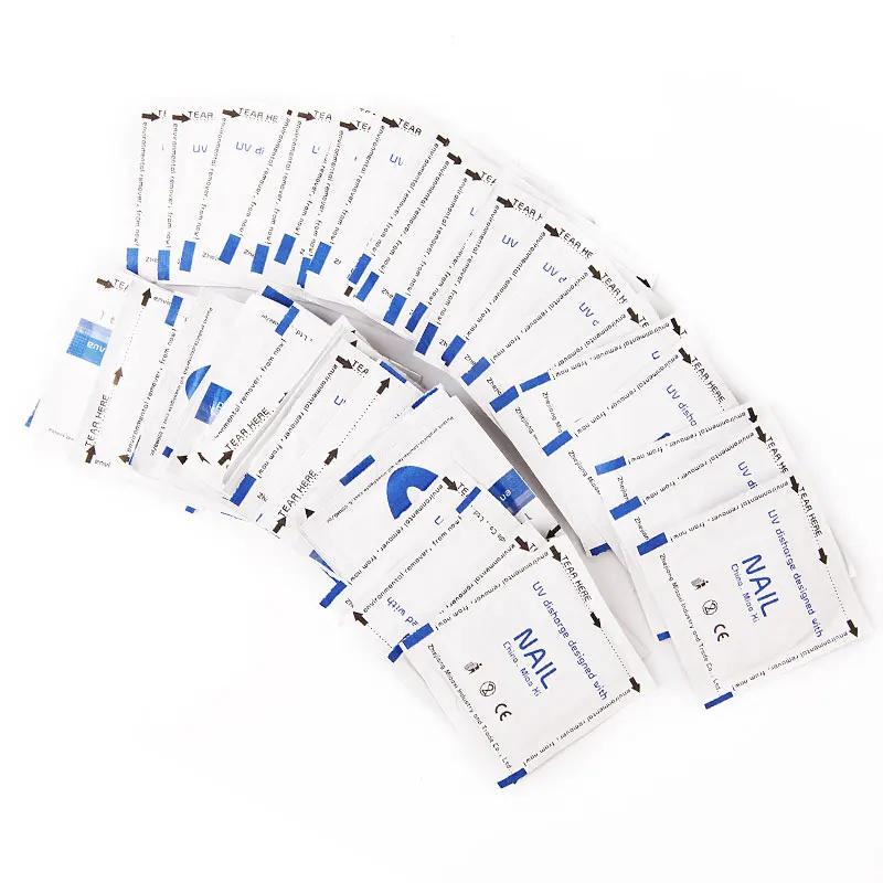 100 шт. средство для снятия лака ногтей Гель лак нейл арта обертывание удаления