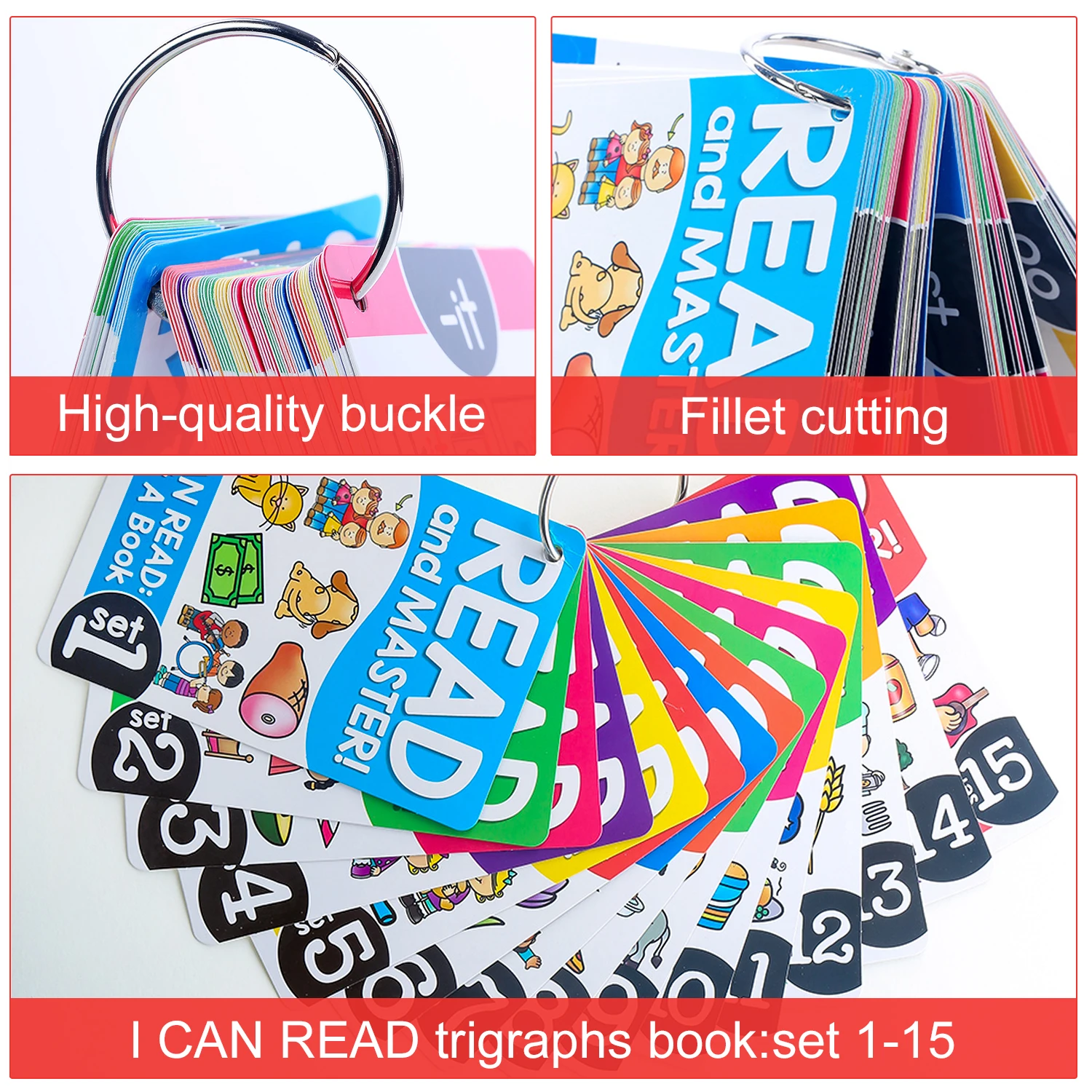 107 групп/набор Детские обучающие игрушки Монтессори|Чтение| |